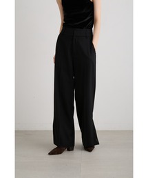 MIESROHE | ウール混サテンラインマニッシュパンツ(その他パンツ)