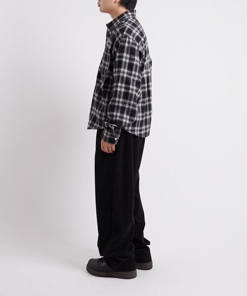 WHO'S WHO gallery(フーズフーギャラリー)の「【WEB限定】KOOKY'Nネルチェックシャツ(シャツ/ブラウス・メンズ・ブラック/ネイビー・MEDIUM/LARGE)」の10枚目の写真