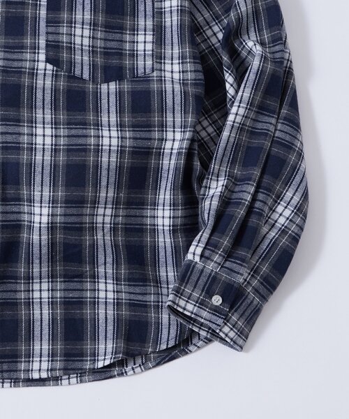 WHO'S WHO gallery(フーズフーギャラリー)の「【WEB限定】KOOKY'Nネルチェックシャツ(シャツ/ブラウス・メンズ・ブラック/ネイビー・MEDIUM/LARGE)」の17枚目の写真