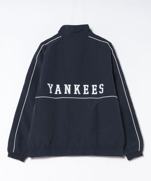 MLB（メジャーリーグベースボール）の「【MLB/メジャーリーグベースボール】パイピングナイロンジャケット（ナイロンジャケット・メンズ・ブラウン/ネイビー/グレー・MEDIUM/X-LARGE/LARGE）」の19枚目の写真