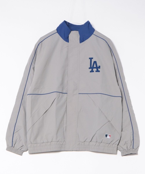 MLB（メジャーリーグベースボール）の「【MLB/メジャーリーグベースボール】パイピングナイロンジャケット（ナイロンジャケット・メンズ・ブラウン/ネイビー/グレー・MEDIUM/X-LARGE/LARGE）」の10枚目の写真