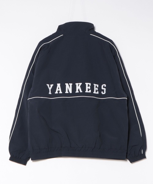 MLB（メジャーリーグベースボール）の「【MLB/メジャーリーグベースボール】パイピングナイロンジャケット（ナイロンジャケット・メンズ・ブラウン/ネイビー/グレー・MEDIUM/X-LARGE/LARGE）」の13枚目の写真