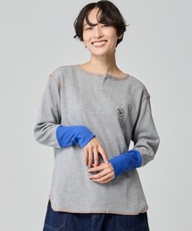 KRIFF MAYER Lady's Collection | ハニカムワッフル袖切替ロンT(Tシャツ/カットソー)