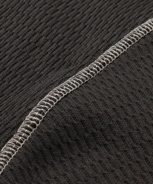 KRIFF MAYER Lady's Collection(クリフメイヤーレディースコレクション)の「ハニカムワッフル袖切替ロンT(Tシャツ/カットソー・レディース・ネイビー/チャコール/グレー/ナチュラル・LARGE/MEDIUM)」の13枚目の写真