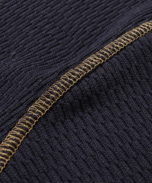 KRIFF MAYER Lady's Collection(クリフメイヤーレディースコレクション)の「ハニカムワッフル袖切替ロンT(Tシャツ/カットソー・レディース・ネイビー/チャコール/グレー/ナチュラル・LARGE/MEDIUM)」の16枚目の写真