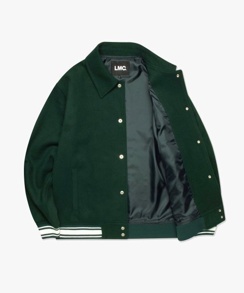 LMCの「CLASSIC WOOL VARSITY JACKET dark green（スタジャン・レディース・その他・MEDIUM/X-LARGE/LARGE）」の13枚目の写真