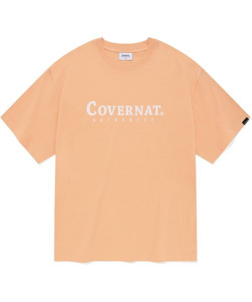 COVERNAT(カバーナット)の「アセンティックロゴTシャツサーモン(Tシャツ/カットソー・レディース・その他・X-SMALL/SMALL/X-LARGE/LARGE/MEDIUM/XX-LARGE)」の1枚目の写真