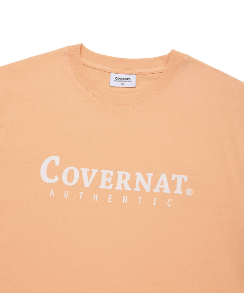 COVERNAT(カバーナット)の「アセンティックロゴTシャツサーモン(Tシャツ/カットソー・レディース・その他・X-SMALL/SMALL/X-LARGE/LARGE/MEDIUM/XX-LARGE)」の3枚目の写真