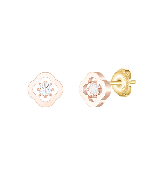 JESTINA（ジェイエスティナ）の「CLOVIA 14Kイヤリング (JJCLEQ3BS150R4000)（ピアス（両耳用）・レディース・その他・FREE）」の2枚目の写真