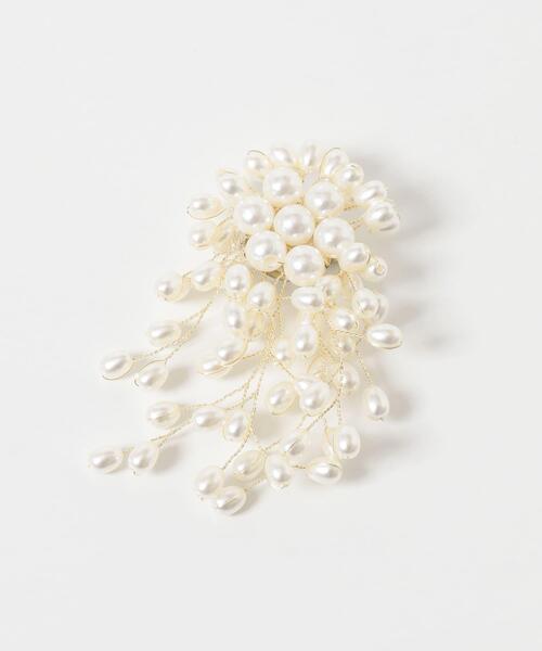 URBAN RESEARCH（アーバンリサーチ）の「decor『デコール』　Broach rain pearl（ブローチ/コサージュ・レディース・ホワイト系その他・-）」の5枚目の写真