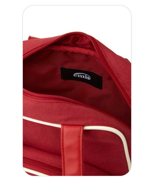 EMIS（イミス）の「JERSEY LOGO SHOULDER BAG（ショルダーバッグ・レディース・ブラック/レッド/ネイビー・FREE）」の17枚目の写真