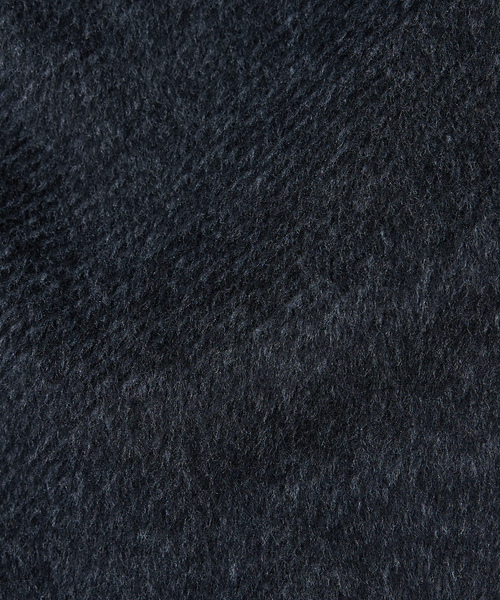 AH ABAHOUSE（エーエイチアバハウス）の「CROPPED DOUBLE ZIP-UP SHAGGY BLOUSON / クロップドダブルジップアップシャギーブルゾン（ブルゾン・メンズ・ブラック/チャコールグレー・46/48/44）」の14枚目の写真