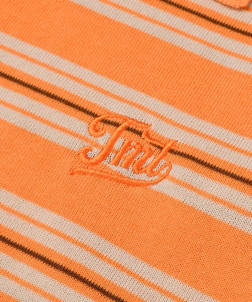 TMT(ティーエムティー)の「【TMT/ティーエムティー】DRY KNIT BORDER POLO SHIRTS(ポロシャツ・メンズ・ネイビー/オレンジ/グリーン/ブラック・X-LARGE/LARGE/MEDIUM)」の12枚目の写真