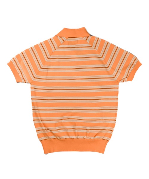 TMT(ティーエムティー)の「【TMT/ティーエムティー】DRY KNIT BORDER POLO SHIRTS(ポロシャツ・メンズ・ネイビー/オレンジ/グリーン/ブラック・X-LARGE/LARGE/MEDIUM)」の14枚目の写真