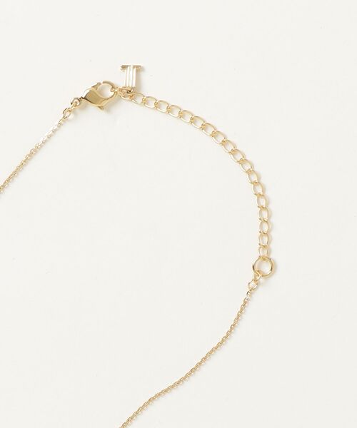 LANVIN en Bleu(ランバンオンブルー)の「リボンモチーフネックレス(ネックレス・レディース・ブラック/ホワイト・40cm)」の3枚目の写真