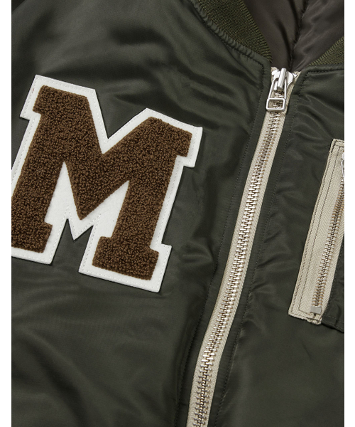 MMLG（エムエムエルジー）の「[Mmlg] FAMILY NAME FLIGHT JACKET (OLIVE)（ブルゾン・レディース・その他・SMALL/MEDIUM/LARGE/X-LARGE）」の3枚目の写真