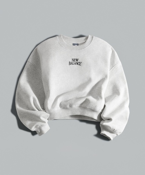 NEW BALANCE(ニューバランス)の「リニアヘリテージフリースクルー(スウェット・レディース・サンドグレー/スミクロ・SMALL/MEDIUM/LARGE/X-LARGE)」の2枚目の写真