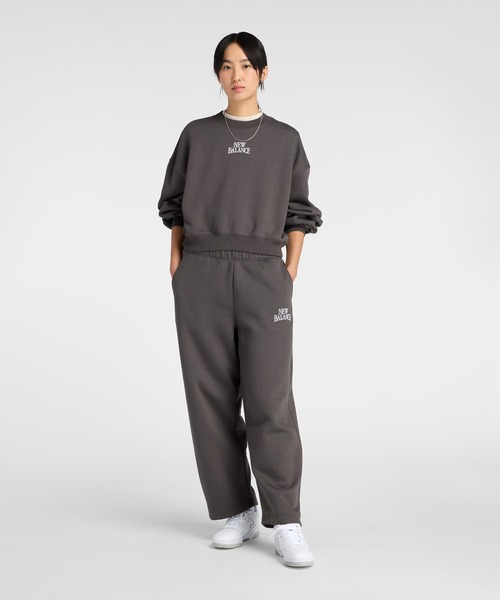 NEW BALANCE(ニューバランス)の「リニアヘリテージフリースクルー(スウェット・レディース・サンドグレー/スミクロ・SMALL/MEDIUM/LARGE/X-LARGE)」の9枚目の写真