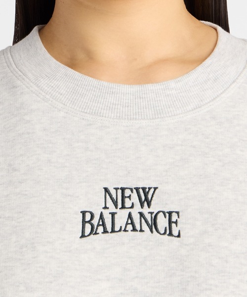 NEW BALANCE(ニューバランス)の「リニアヘリテージフリースクルー(スウェット・レディース・サンドグレー/スミクロ・SMALL/MEDIUM/LARGE/X-LARGE)」の12枚目の写真
