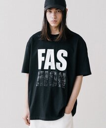 FAS スクラッチTシャツ_ブラック
