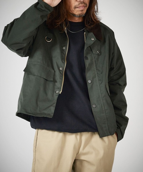 セール】Peachskin Hunting Jacket with Corduroy Collar / 襟