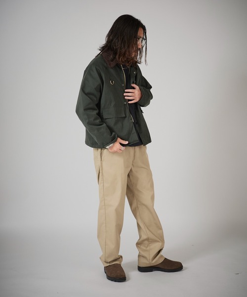 セール】Peachskin Hunting Jacket with Corduroy Collar / 襟