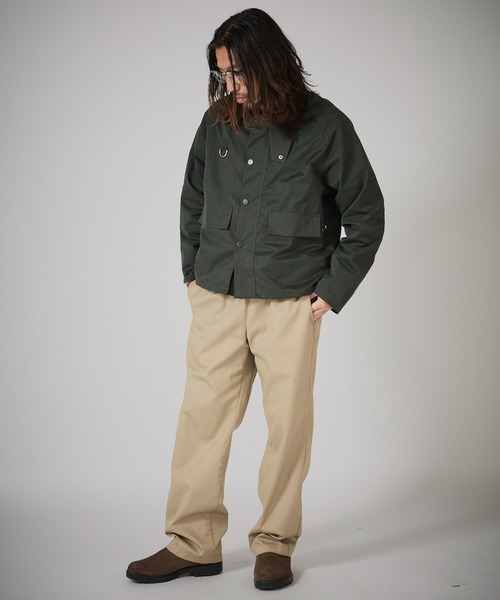 セール】Peachskin Hunting Jacket with Corduroy Collar / 襟