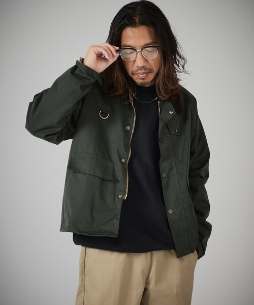 セール】Peachskin Hunting Jacket with Corduroy Collar / 襟