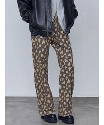 EMODA | ミッドワイドジャストウエストジーンズ(デニムパンツ)