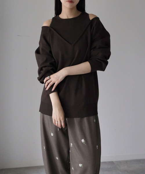 model：164cm. 着用サイズ：FREE