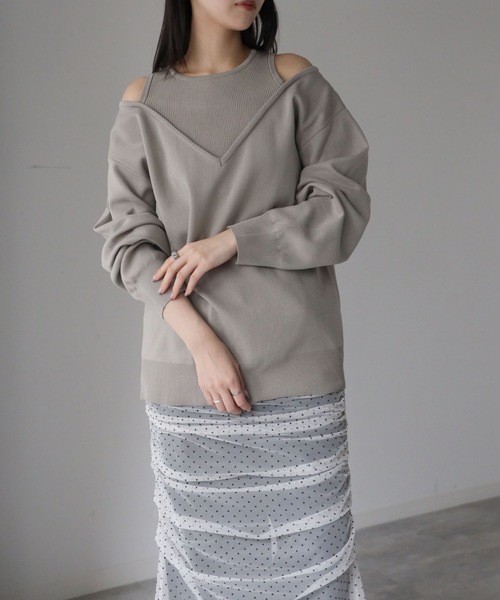 model：164cm. 着用サイズ：FREE