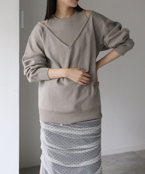 model：164cm. 着用サイズ：FREE