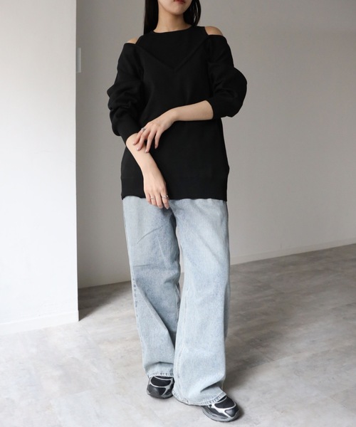 model：164cm. 着用サイズ：FREE