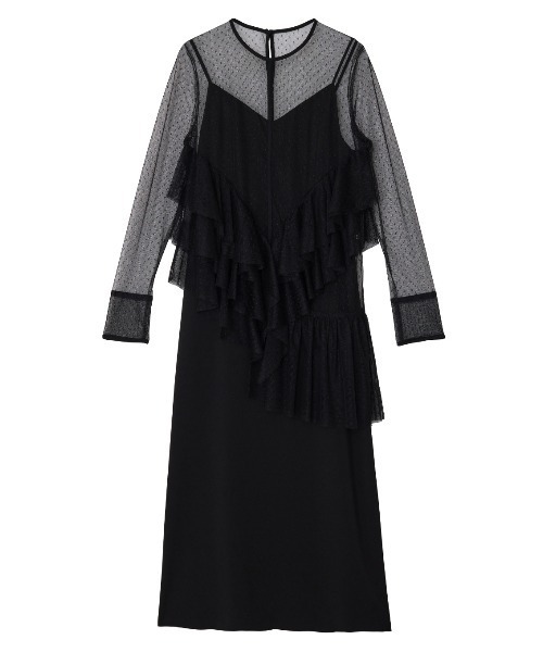 TULLE FRILL TOP SET DRESS（ワンピース）｜Ameri（アメリ）の