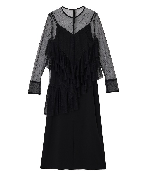 TULLE FRILL TOP SET DRESS（ワンピース）｜Ameri（アメリ）の