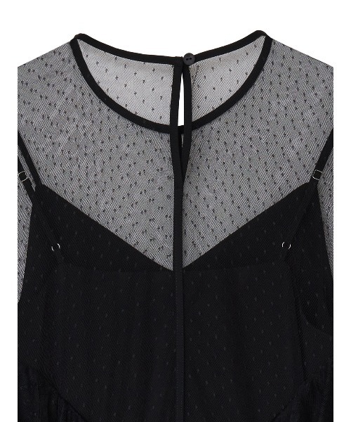 TULLE FRILL TOP SET DRESS（ドレス）｜Ameri（アメリ）のファッション