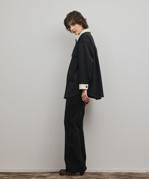 Diagram（ダイアグラム）の「スウェットライクニットパンツ（その他パンツ・レディース・ホワイト/ブラック/グレー・36/38）」の18枚目の写真