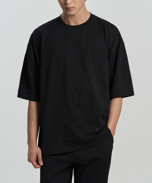 ATEZ（アテズ）の「エッセンシャルヘビーウェイトオーバーサイズ半袖Tシャツ[ブラック]（Tシャツ/カットソー・レディース・その他・SMALL/MEDIUM/LARGE）」の2枚目の写真