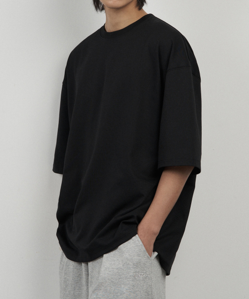 ATEZ（アテズ）の「エッセンシャルヘビーウェイトオーバーサイズ半袖Tシャツ[ブラック]（Tシャツ/カットソー・レディース・その他・SMALL/MEDIUM/LARGE）」の5枚目の写真