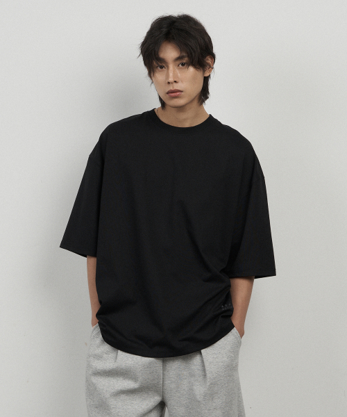 ATEZ（アテズ）の「エッセンシャルヘビーウェイトオーバーサイズ半袖Tシャツ[ブラック]（Tシャツ/カットソー・レディース・その他・SMALL/MEDIUM/LARGE）」の6枚目の写真
