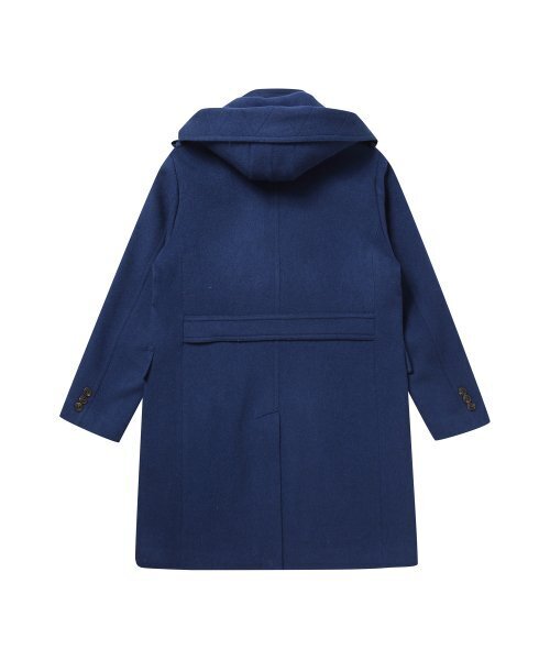 SOLEW(ソル)の「アンゴラブレンドデタッチャブルフードコート_ブルー(チェスターコート・メンズ・その他・SMALL/MEDIUM/LARGE/X-LARGE)」の5枚目の写真