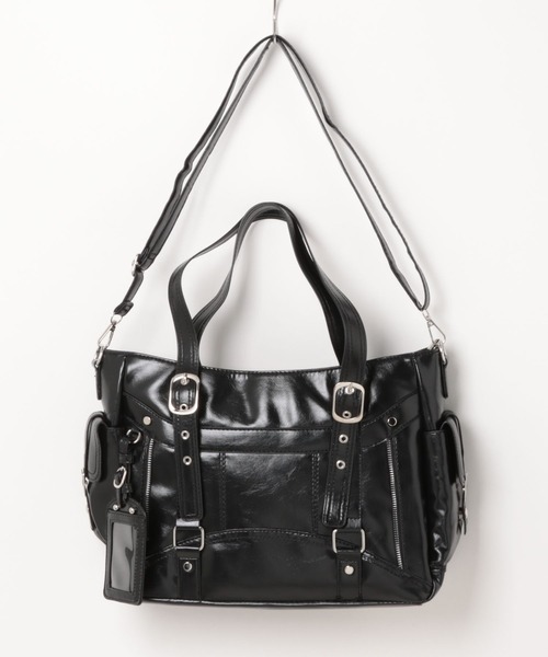 apres jour mignon（アプレジュールミニョン）の「【apresjour mignon×ARIAZ】2wayマルチポケットバッグ（ハンドバッグ・レディース・オフホワイト/ブラック・ONESIZE）」の5枚目の写真