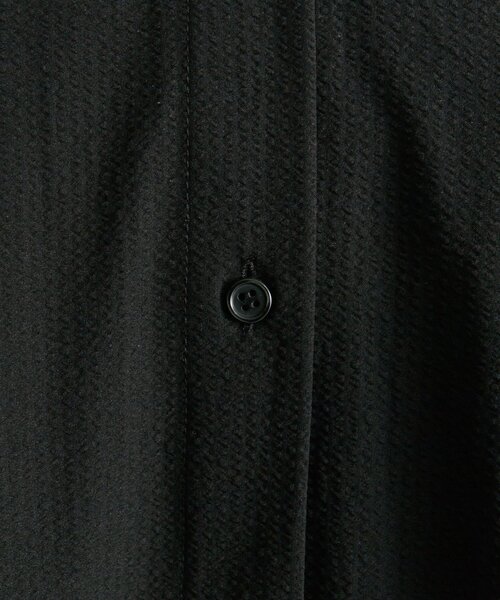 ear PAPILLONNER（イアパピヨネ）の「スウェット切替シャツ【SUM1 STYLE】（シャツ/ブラウス・レディース・ブラック/ライトベージュ・FREE）」の19枚目の写真