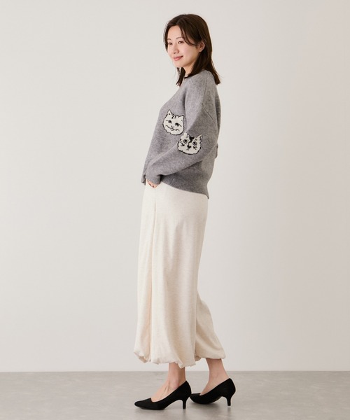 Jayro(ジャイロ)の「パルーンパンツ(その他パンツ・レディース・チャコールグレー/ホワイト系その他・M)」の7枚目の写真