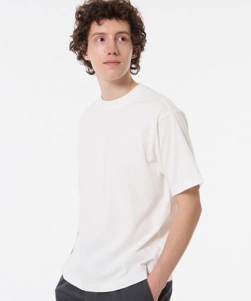 coca(coca)(コカ)の「ベーシック半袖Tシャツ(Tシャツ/カットソー・メンズ・ライトグレー/ホワイト/ライトベージュ/ブラック・M/L/3XL/2XL/XL)」の2枚目の写真