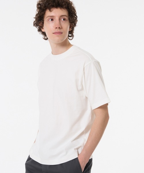 coca(coca)(コカ)の「ベーシック半袖Tシャツ(Tシャツ/カットソー・メンズ・ライトグレー/ホワイト/ライトベージュ/ブラック・M/L/3XL/2XL/XL)」の7枚目の写真