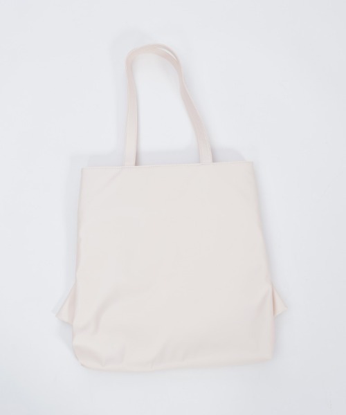 axes femme（アクシーズファム）の「タテ型ビッグリボン合皮トート（トートバッグ・レディース・ワイン/サックスブルー/ブラック/キナリ/ラベンダー・FREE）」の9枚目の写真