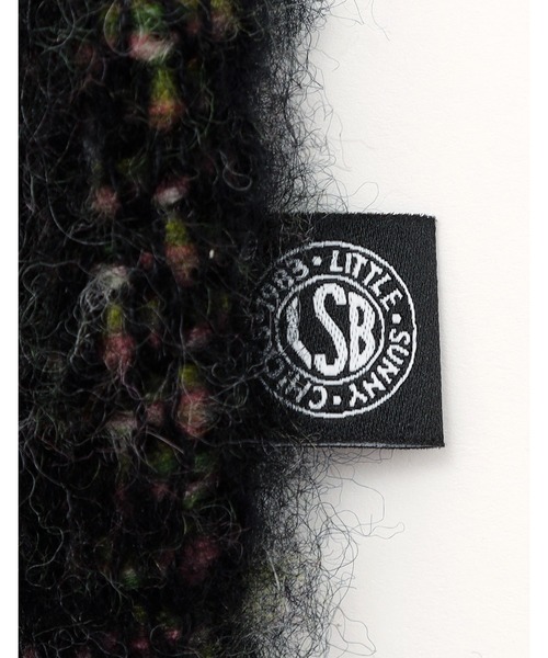 Little sunny bite（リトルサニーバイト）の「/Little sunny bite/floral knit（ニット/セーター・レディース・ピンク/ブラック・MEDIUM/SMALL）」の9枚目の写真
