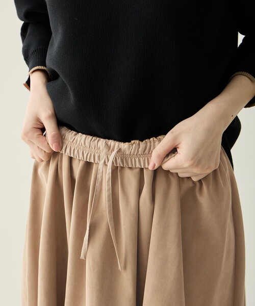 セール】【2SET】バイカラーニット×スエードライクスカートセット