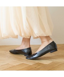 carino | 【レイン対応】スクエアトゥバレエシューズ(バレエシューズ)